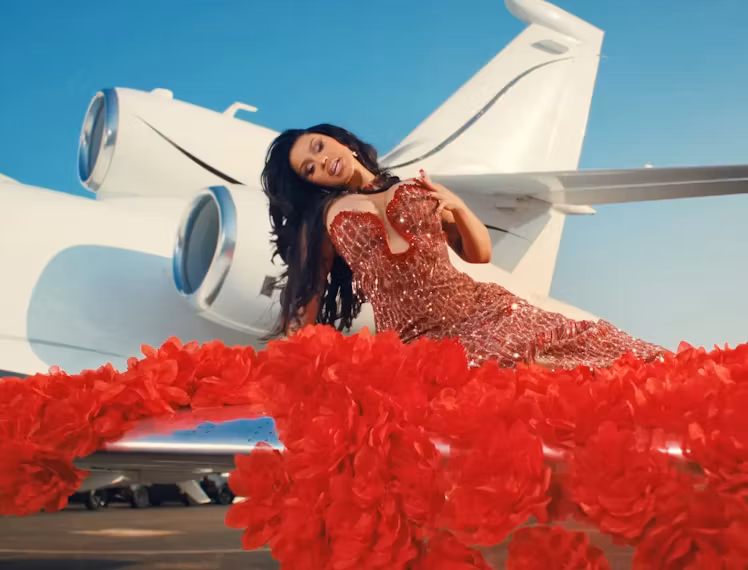 cardi b imaginary player photo shoot