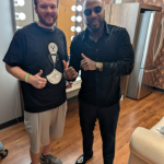 "Jeezy smiling on stage in Baltimore after a 10-hour Uber ride to make his concert"