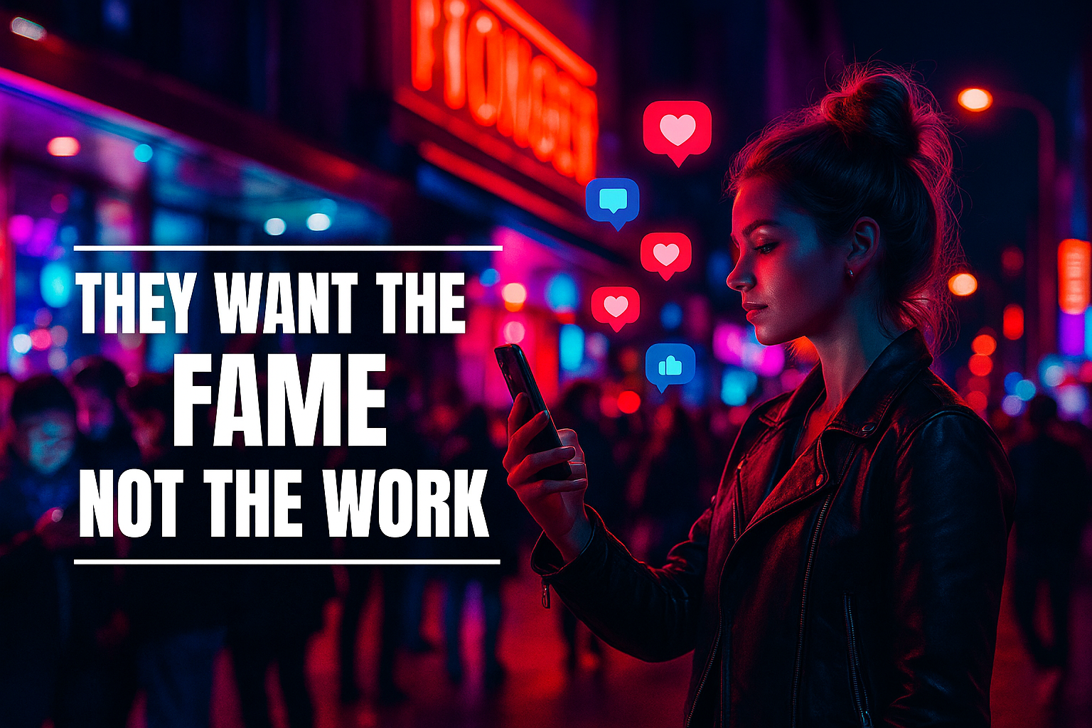 They Want the Fame, Not the Work